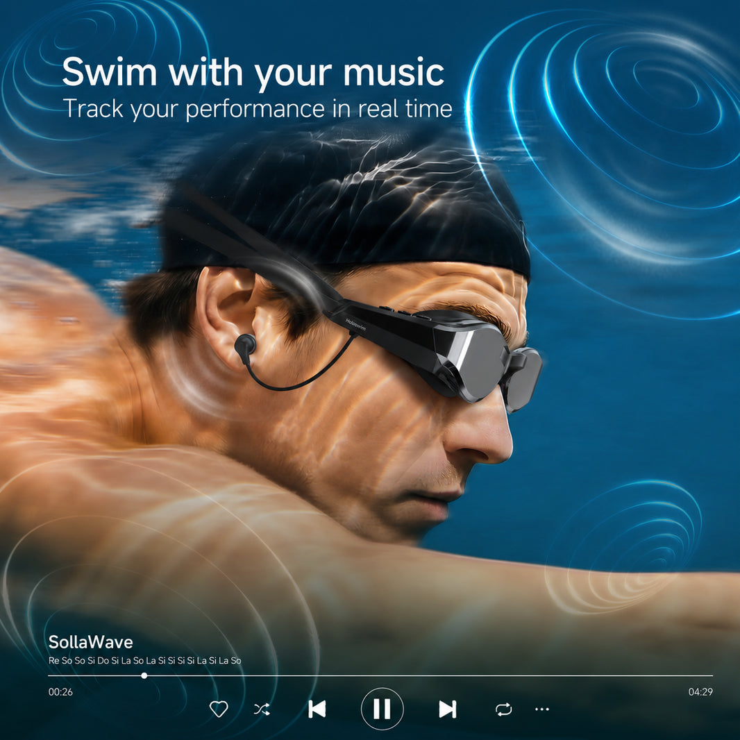 Sollawave Smart Swimming Goggles with Music