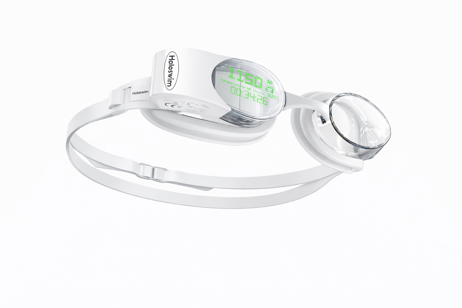 HoloSwim 2 Pro Smart swim goggles white