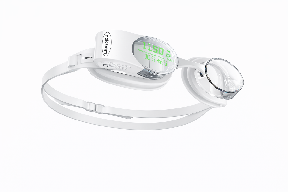HoloSwim 2 Pro Smart swim goggles white