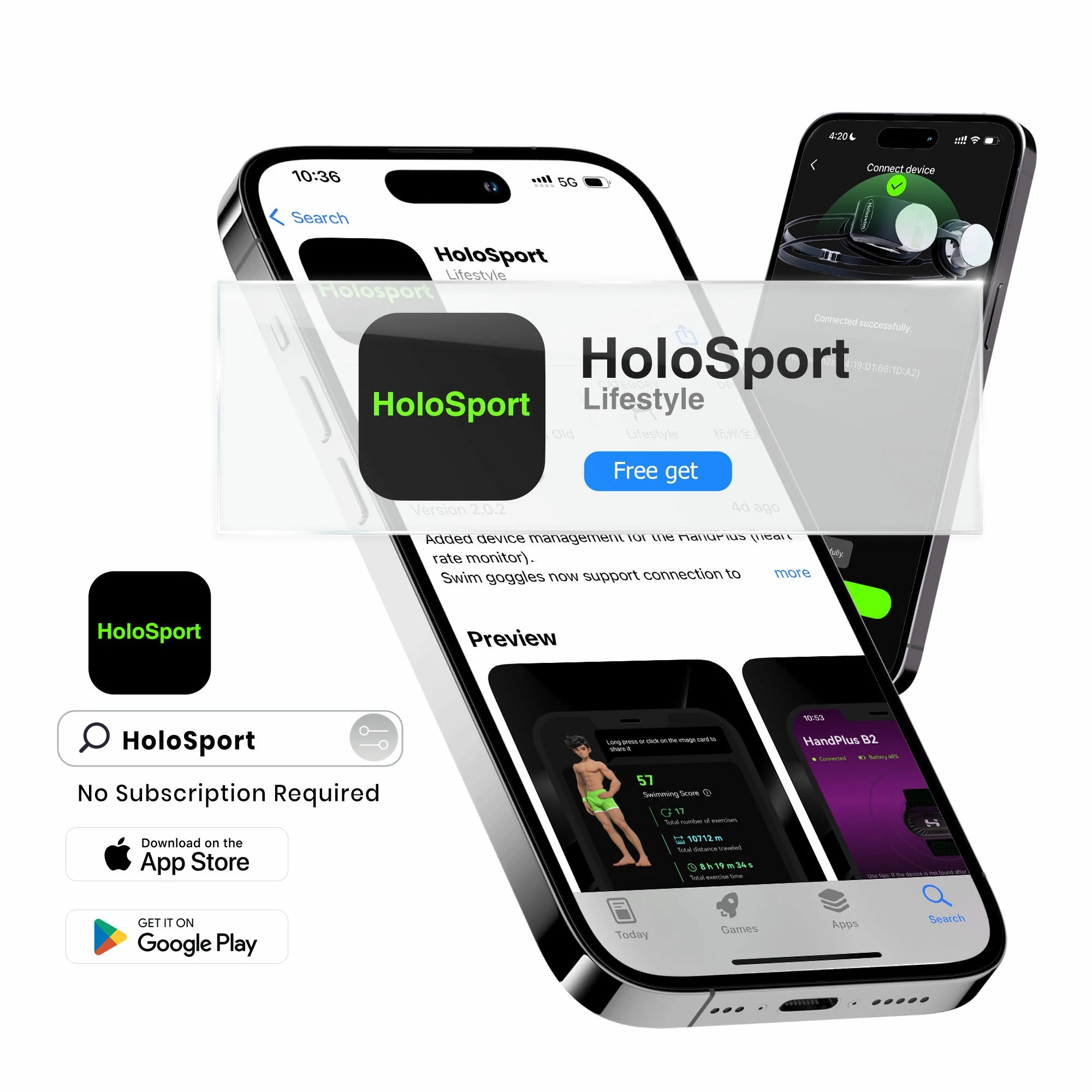 Holoswim 2 Pro Smart Schwimmbrille