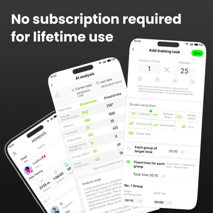 Gafas de natación inteligentes Holoswim 2s