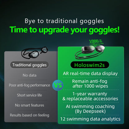 Gafas de natación inteligentes Holoswim 2s