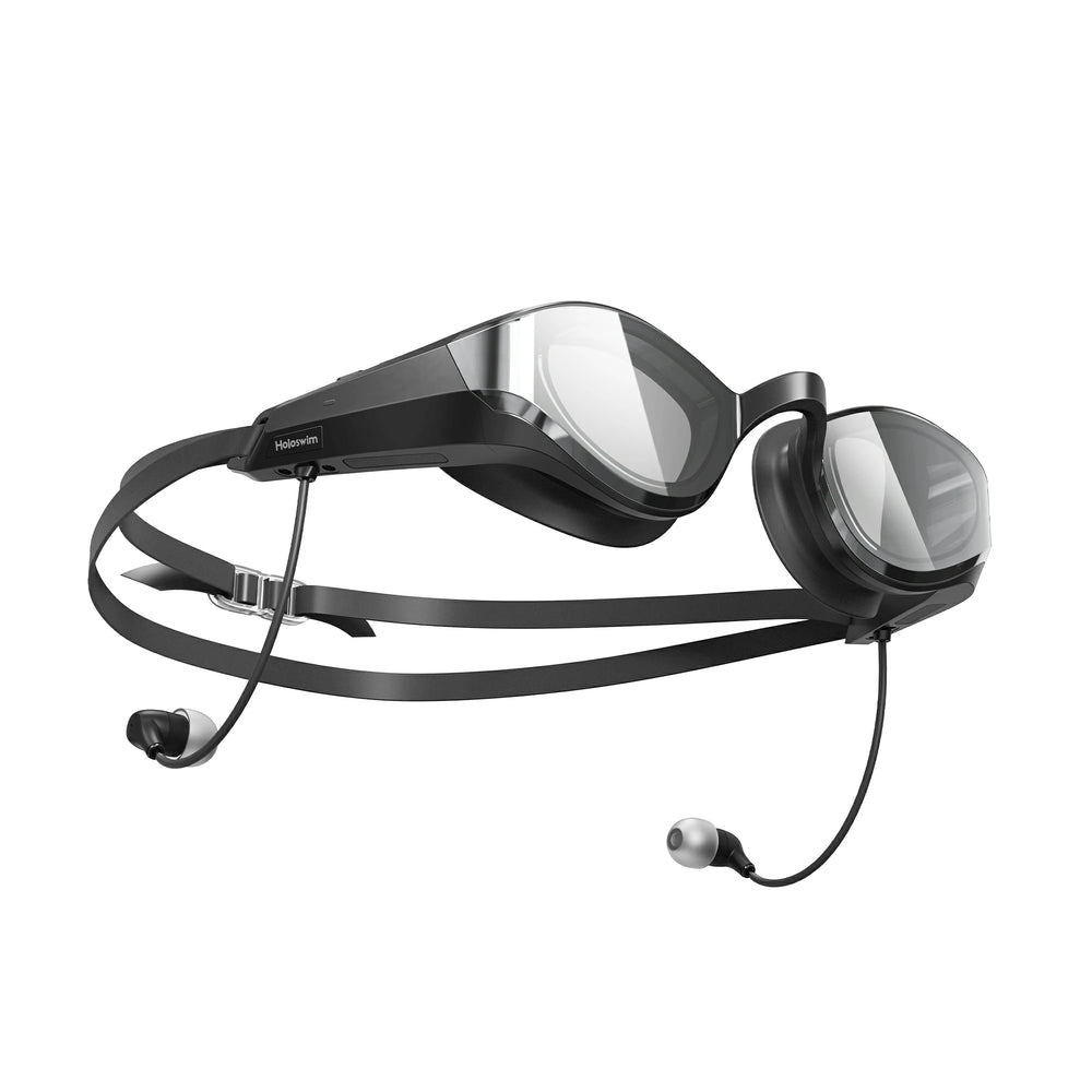 Swimming goggles Holoswim Solla Wave AI Music red