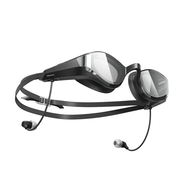Swimming goggles Holoswim Solla Wave AI Music red